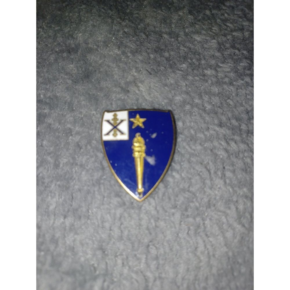 US Army 46th Infantry Regiment Unit DI DUI Crest Insignia pin‎ back CPCO NYC U